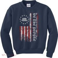 We The People 250 Years America's 250th Anniversary Kids Sweatshirt thumb 0