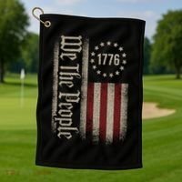 We The People 1776 American 250th Anniversary Golf Towel thumb 1