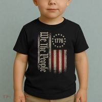 We The People 1776 American 250th Anniversary Toddler T-Shirt thumb 2