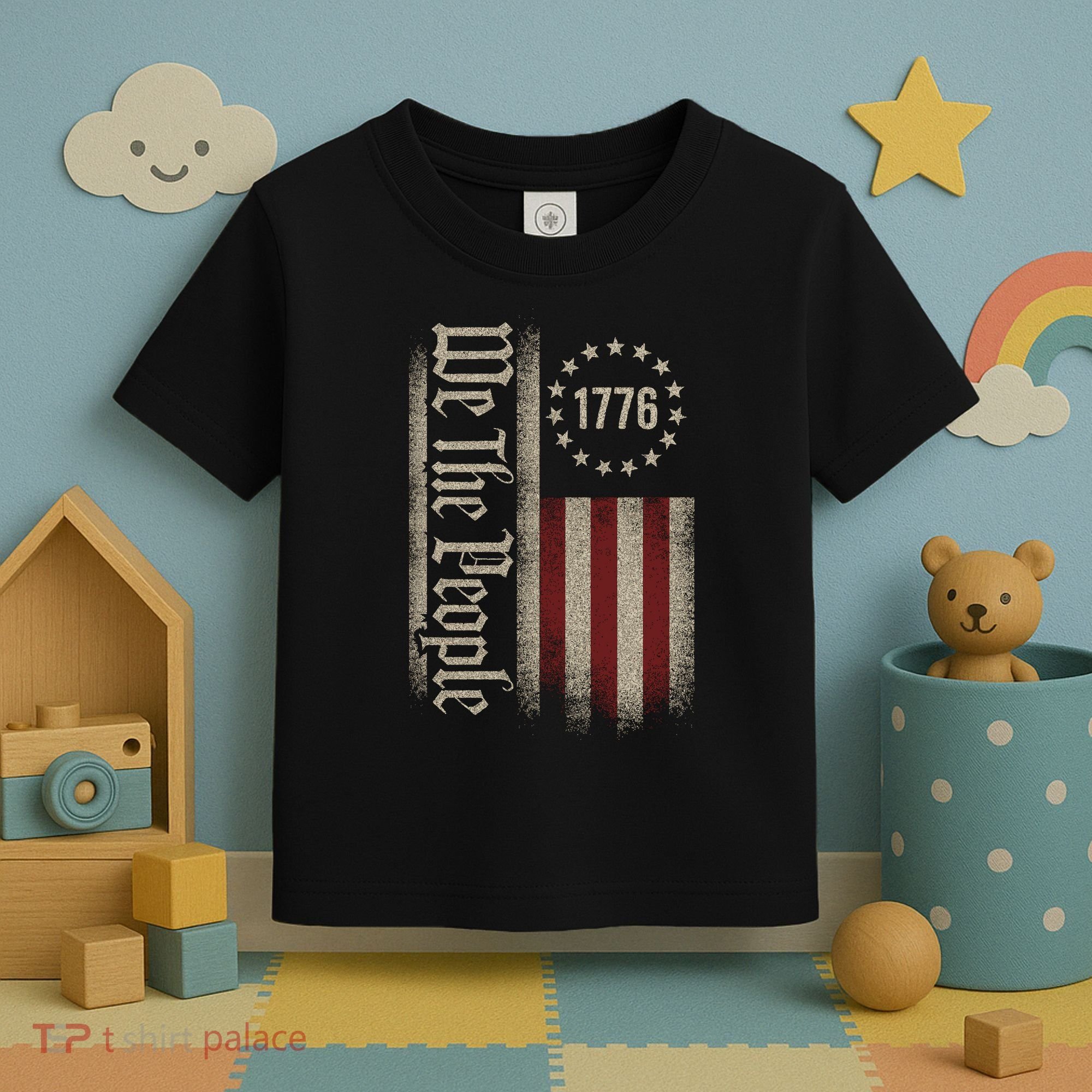 We The People 1776 American 250th Anniversary Toddler T-Shirt