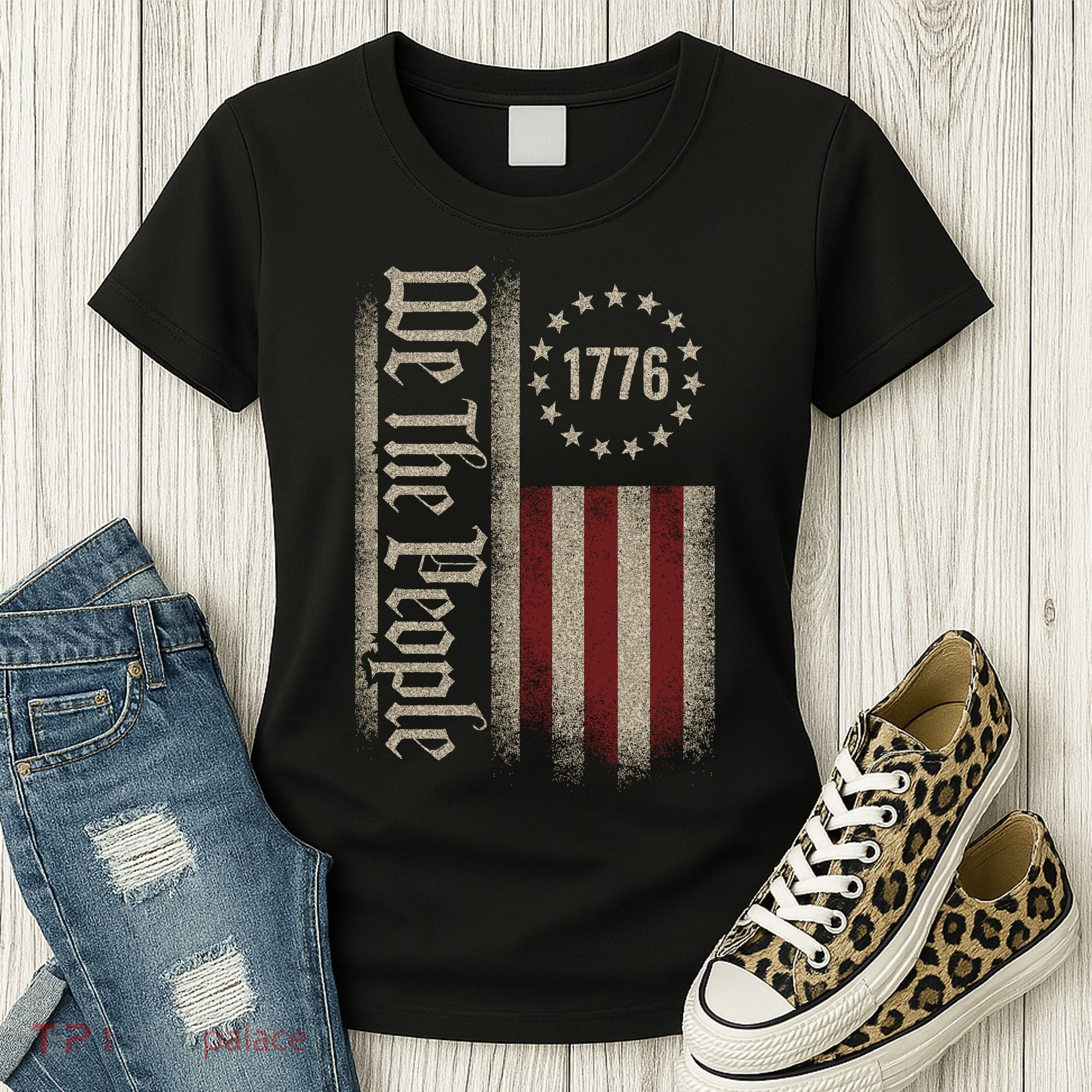 We The People 1776 American 250th Anniversary Women's T-Shirt