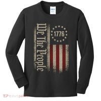 We The People 1776 American 250th Anniversary Kids Long Sleeve Shirt thumb 0