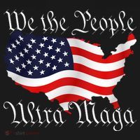 We The People Ultra Maga Pro Trump Conservative GOP US Flag Sweatshirt thumb 3