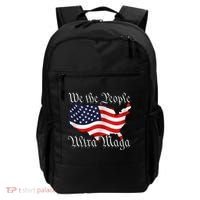 We The People Ultra Maga Pro Trump Conservative GOP US Flag Backpack thumb 0