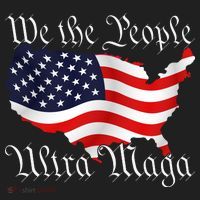 We The People Ultra Maga Pro Trump Conservative GOP US Flag Beanie thumb 2