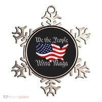 We The People Ultra Maga Pro Trump Conservative GOP US Flag Ornament thumb 0