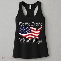 We The People Ultra Maga Pro Trump Conservative GOP US Flag Women's Tank Top thumb 3