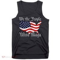 We The People Ultra Maga Pro Trump Conservative GOP US Flag Tank Top thumb 0