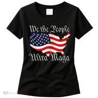 We The People Ultra Maga Pro Trump Conservative GOP US Flag Women's T-Shirt thumb 0