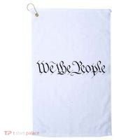We The People Constitution Bill Of Rights American Golf Towel thumb 0