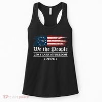 We The People 250 Years Of Freedom America USA Anniversary Women's Tank Top thumb 0