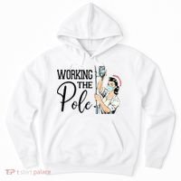 Working The Pole Funny ER Nurse Life Emergency Room Nursing Hoodie thumb 0