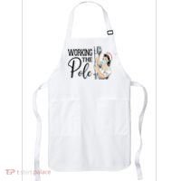 Working The Pole Funny ER Nurse Life Emergency Room Nursing Apron thumb 0