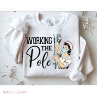 Working The Pole Funny ER Nurse Life Emergency Room Nursing Sweatshirt thumb 2