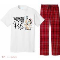 Working The Pole Funny ER Nurse Life Emergency Room Nursing Pajama Set thumb 0