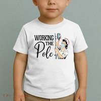 Working The Pole Funny ER Nurse Life Emergency Room Nursing Toddler T-Shirt thumb 2
