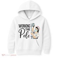 Working The Pole Funny ER Nurse Life Emergency Room Nursing Kids Hoodie thumb 0