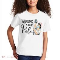 Working The Pole Funny ER Nurse Life Emergency Room Nursing Kids T-Shirt thumb 2