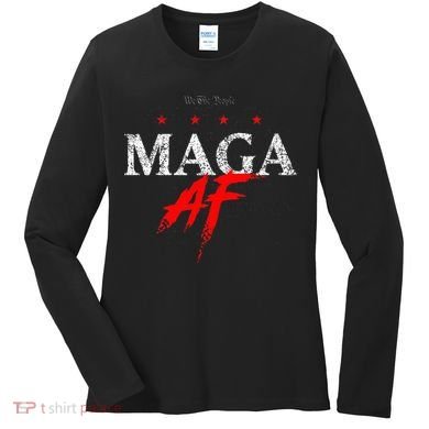 We The People Maga Af Women's Long Sleeve Shirt