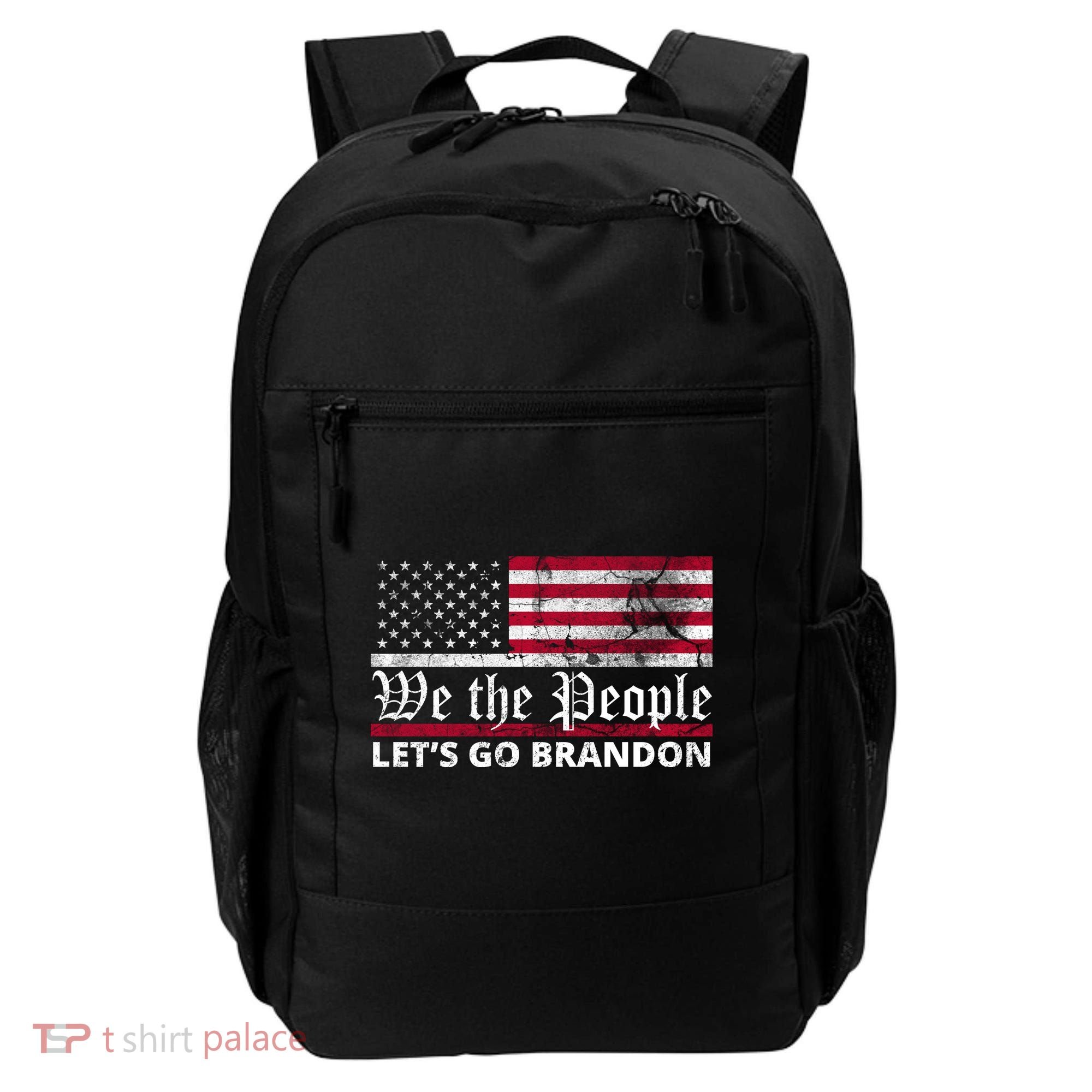 We The People Let's Go Brandon Patriotic Backpack