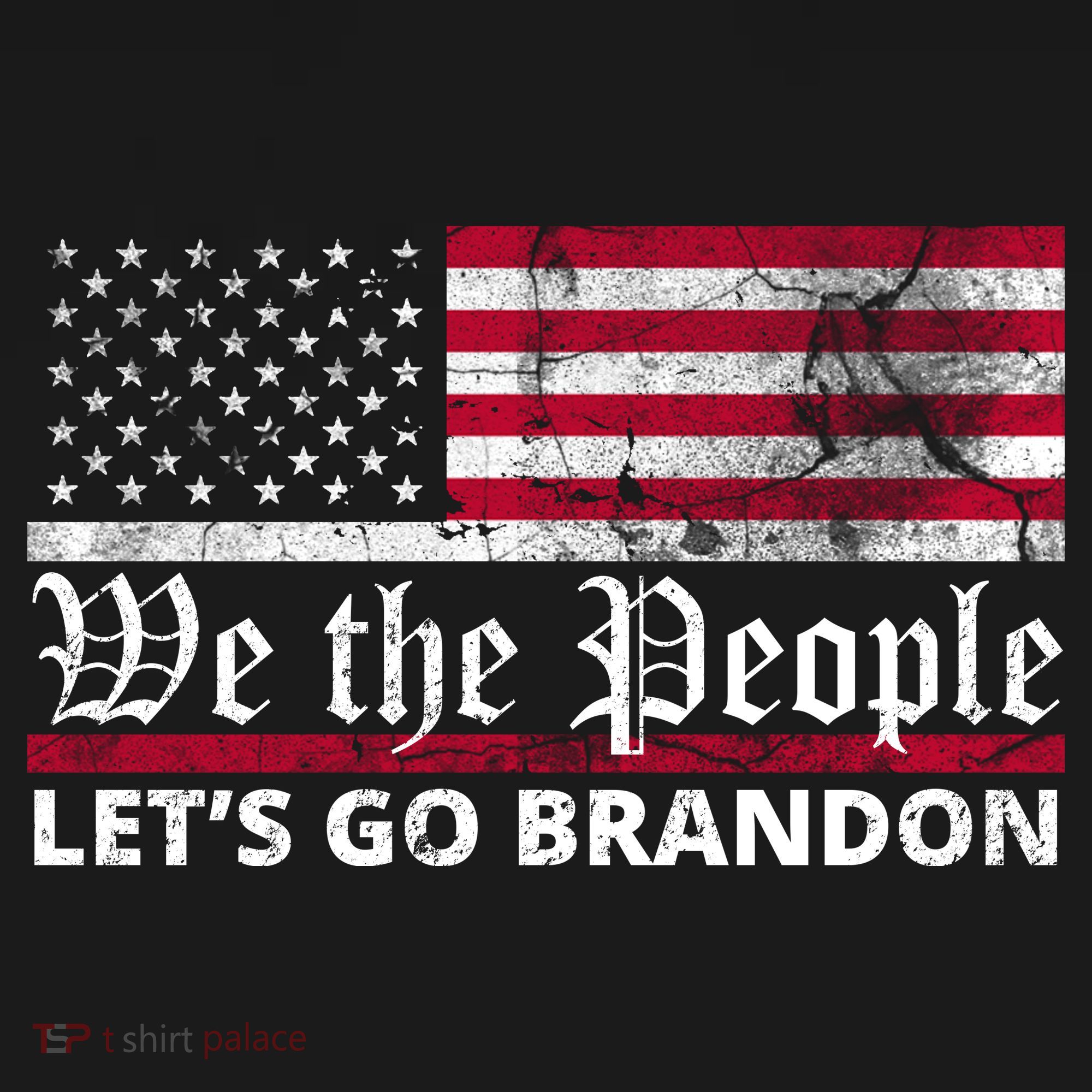 We The People Let's Go Brandon Patriotic Ornament