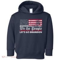 We The People Let's Go Brandon Patriotic Toddler Hoodie thumb 0