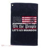 We The People Let's Go Brandon Patriotic Golf Towel thumb 0
