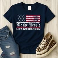 We The People Let's Go Brandon Patriotic Women's T-Shirt thumb 3