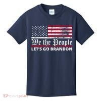 We The People Let's Go Brandon Patriotic Kids T-Shirt thumb 0