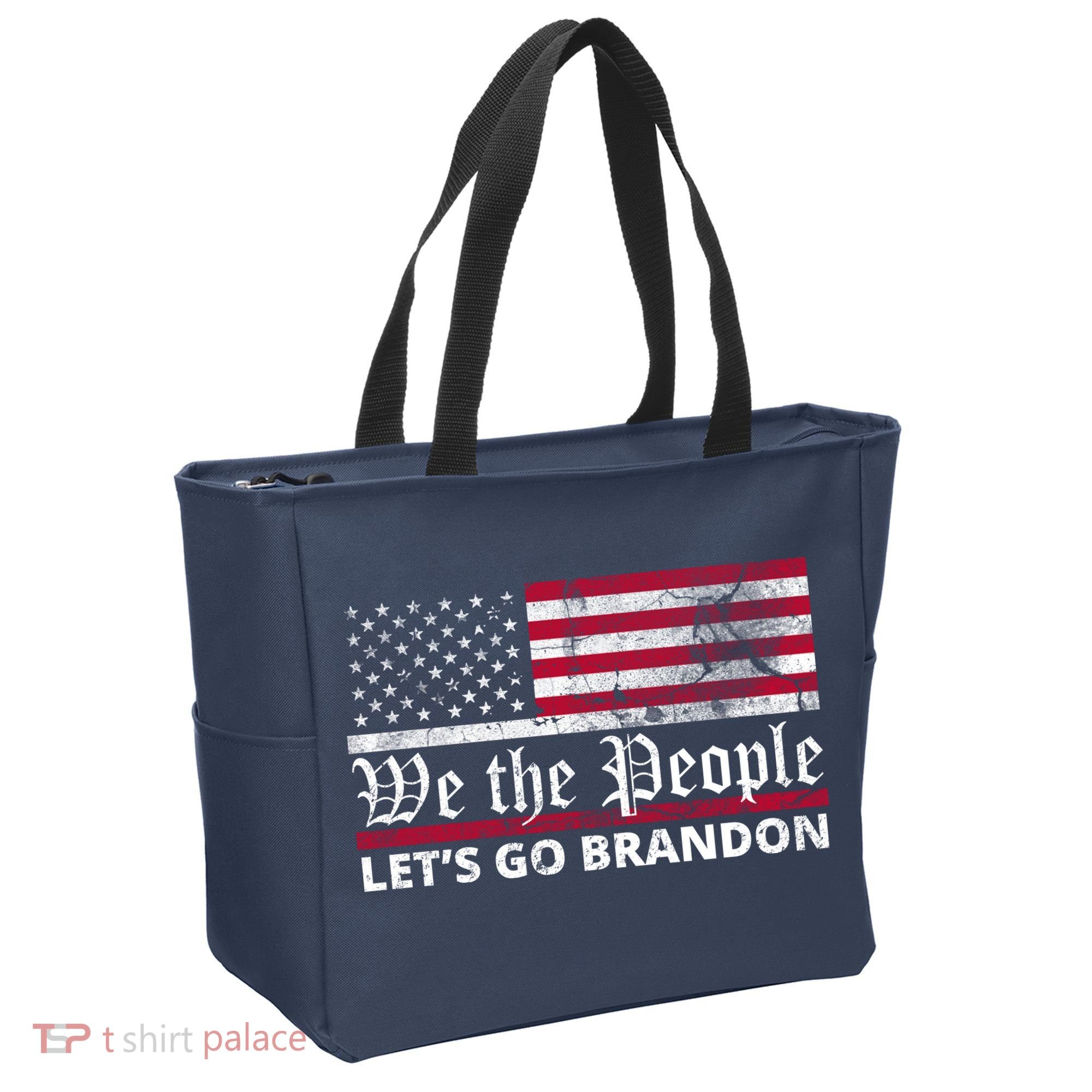 We The People Let's Go Brandon Patriotic Tote Bag
