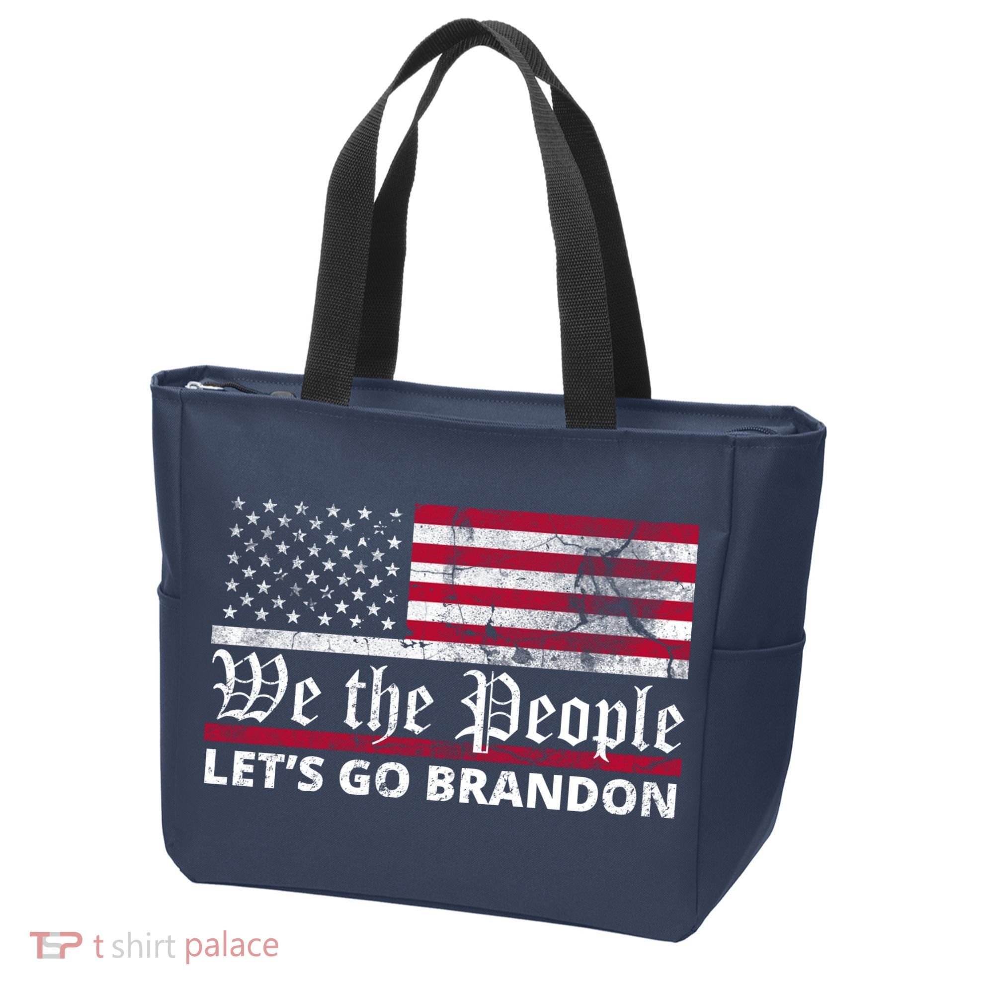 We The People Let's Go Brandon Patriotic Tote Bag