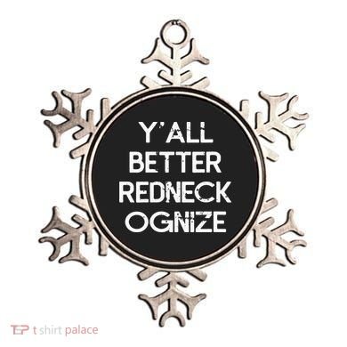 White Trash Party Attire Trailer Trash Redneck Ornament