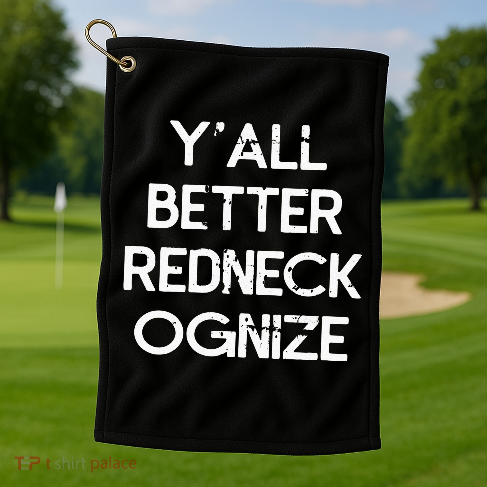 White Trash Party Attire Trailer Trash Redneck Golf Towel