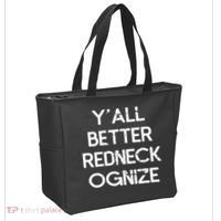 White Trash Party Attire Trailer Trash Redneck Tote Bag thumb 2