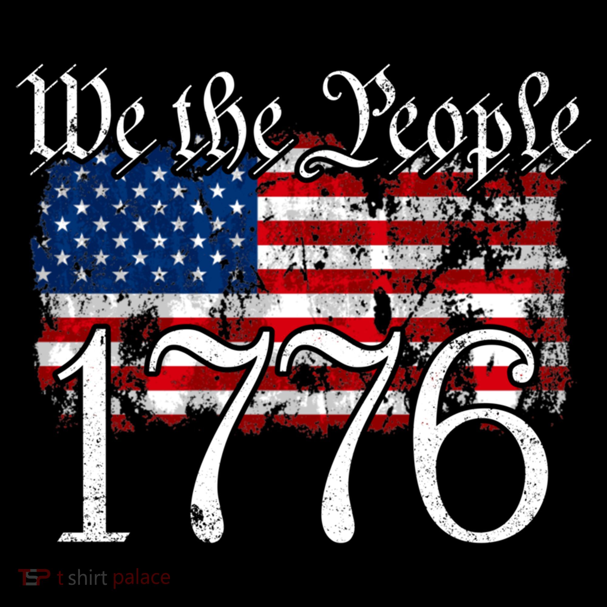 We The People 1776 U S Constitution Freedom American Flag Gift Coffee Mug