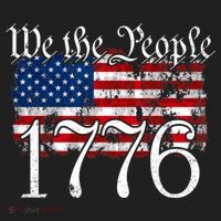 We The People 1776 U S Constitution Freedom American Flag Gift Golf Towel thumb 3