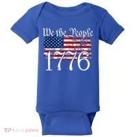 We The People 1776 U S Constitution Freedom American Flag Gift Baby Bodysuit thumb 0