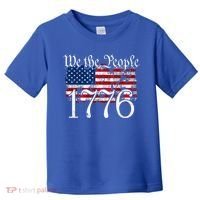 We The People 1776 U S Constitution Freedom American Flag Gift Toddler T-Shirt thumb 0