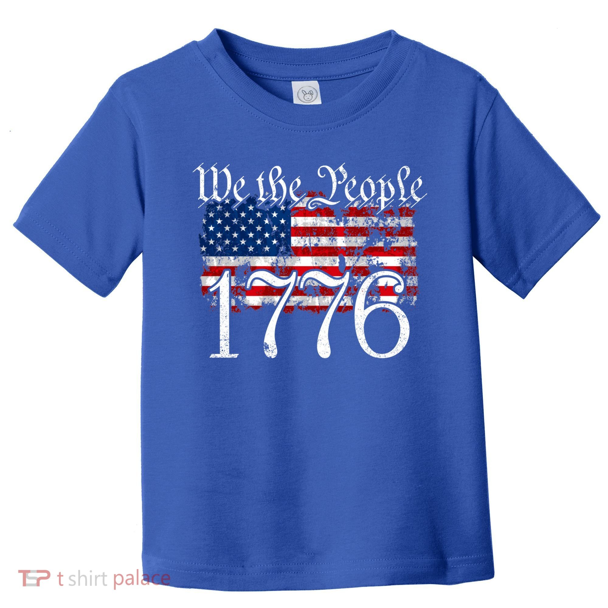 We The People 1776 U S Constitution Freedom American Flag Gift Toddler T-Shirt