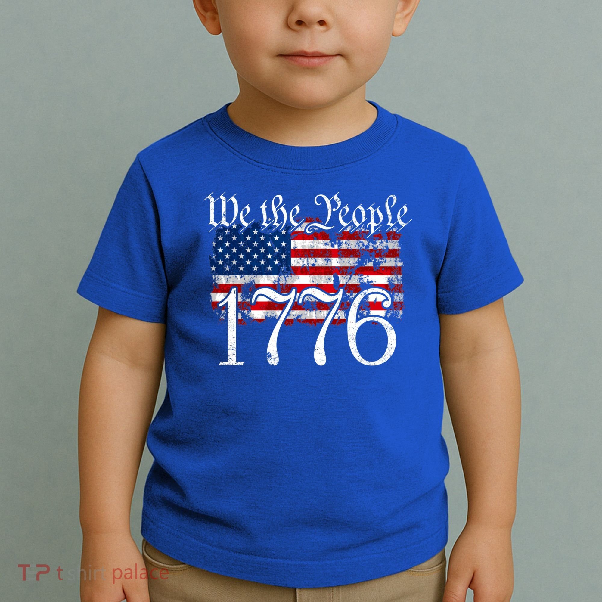 We The People 1776 U S Constitution Freedom American Flag Gift Toddler T-Shirt