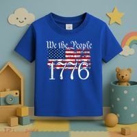 We The People 1776 U S Constitution Freedom American Flag Gift Toddler T-Shirt thumb 3