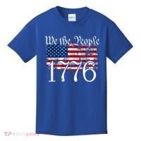 We The People 1776 U S Constitution Freedom American Flag Gift Kids T-Shirt thumb 0