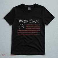 WE THE PEOPLE Preamble US Constitution 4th Of July 1776 T-Shirt thumb 5