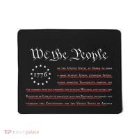 WE THE PEOPLE Preamble US Constitution 4th Of July 1776 Mousepad thumb 0