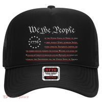 WE THE PEOPLE Preamble US Constitution 4th Of July 1776 Hat thumb 0