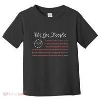 WE THE PEOPLE Preamble US Constitution 4th Of July 1776 Toddler T-Shirt thumb 0