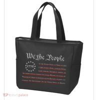 WE THE PEOPLE Preamble US Constitution 4th Of July 1776 Tote Bag thumb 3