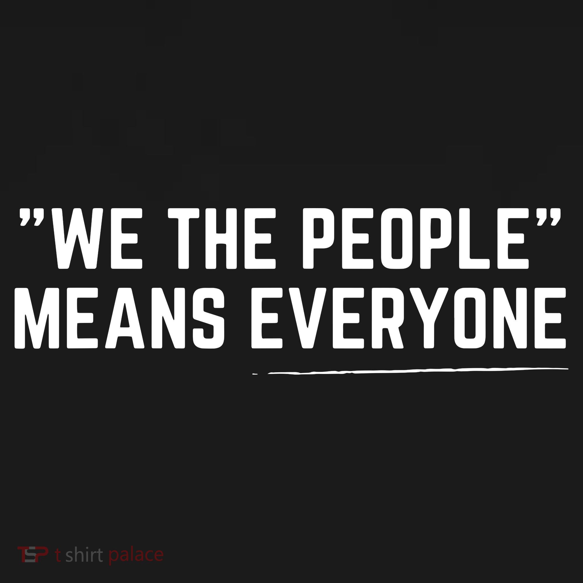 We The People Means Everyone Equality Equal Rights America Ornament