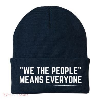 We The People Means Everyone Equality Equal Rights America Beanie