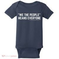 We The People Means Everyone Equality Equal Rights America Baby Bodysuit thumb 0